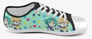 Uranus & Neptune Pattern Women's Canvas Shoes - Skate Shoe #1290990