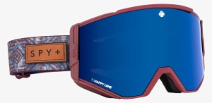 Ace Native Nature Red-happy Rose W/dark Blue Spectra - Goggles #1291543