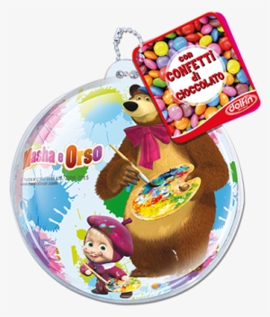 Zip Pouch Masha And The Bear - Bunte Süßigkeits-leckereien Papierserviette #1292461