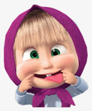 Masha Sticking Out Tongue - Masha And The Bear #1292590