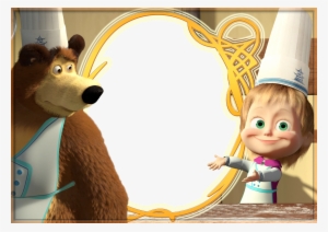 Masha And Bear Chef Clipart Png - Masha Y El Oso Marcos #1292658