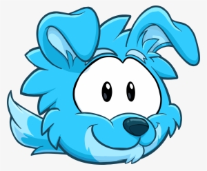 Puffle 2014 Transformation Player Card Blue Border - Club Penguin Puffles #1292919