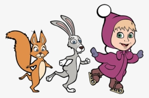 Masha And The Bear Cli - Cartoon #1293126