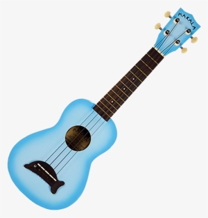 Makala Dolphin Soprano Ukulele - Kala Makala Dolphin Soprano Ukulele, Light Blue #1293330