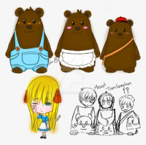 Clip Transparent 3 Bears Clipart - Three Bears Png #1293750