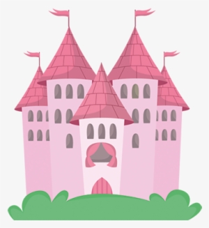 Pink Castle Wall Sticker - Adesivo De Conto De Fadas Pra Parede #1293946