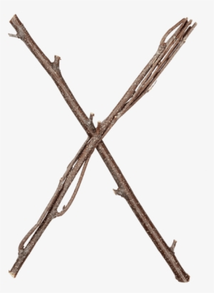 Twigs Brown Font - Twig Png #1294261