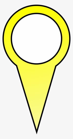 Yellow Map Marker Png #1294587