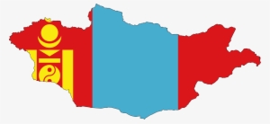 Map Clipart Mongolian - Mongolia Flag And Map #1294741 Map Clipart Mongolian - Mongolia Flag And Map #1294741