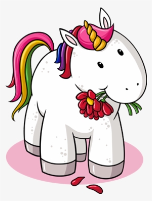 Cute Unicorn Cartoon - Einhorn Comic #1294749