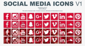 Social Media Vector Icons Set V1 - Logo #1296693