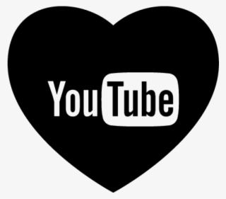 Heart With Social Media Logo Of Youtube Vector - Youtube Marketing #1296785