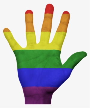 Hand, Flag, Rainbow, Gay, Homosexual, Pride, Love - Mano Con La Bandera Gay #1297174