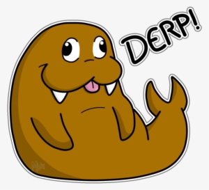 Walrus Derp By Cartcoon On Deviantart - Derp Cartoon #1297176