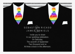 Rainbow Rainbow2 - Same Sex Wedding Invitation #1297781