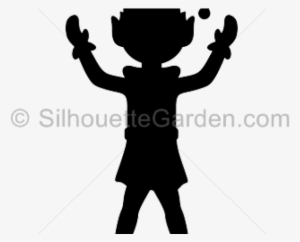 Elf Clipart Silhouette - Christmas Elf Silhouette #1298222