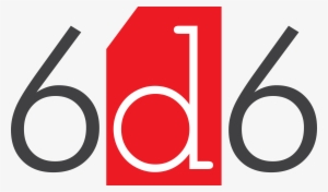6d6 Logo Transparent Background 600dpi Print Ready - Role-playing Game #1298223