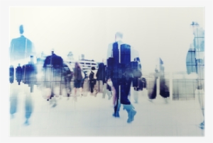 Business People Walking On A City Scape Poster • Pixers® - Evolution Of Workforce Management #1298415