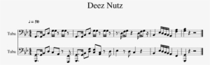Deez Nutz Sheet Music 1 Of 1 Pages - Deez Nuts Tuba Fanfare #1298581