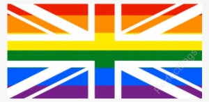 Union Jack Gay Pride Rainbow Flag - Union Jack Pride Flag #1298625