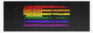 Pride Rainbow Flag Black Yoga Mat - Paper Product #1298758