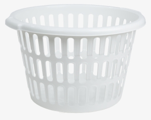 Everyday D538 Round Laundry Basket White Recycled - Storage Basket #1298762