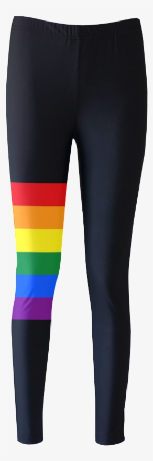Gay Pride Rainbow Flag Stripes Women - Leggings #1298797