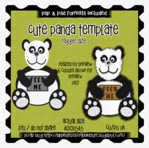 Cute Panda Template - Template #1298936 Cute Panda Template - Template #1298936
