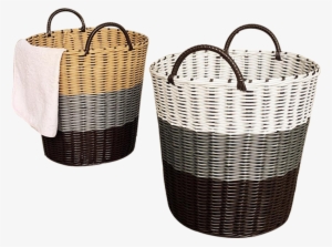 Extra Large Hamper Toy Basket Plastic Rattan Storage - Basket #1299461
