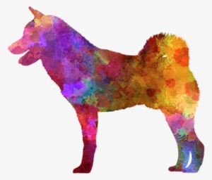 Bleed Area May Not Be Visible - Shiba Inu Painting #1299582