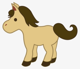 Pony Clipart Cute Clip Royalty Free Library - Cartoon Horse #1299629