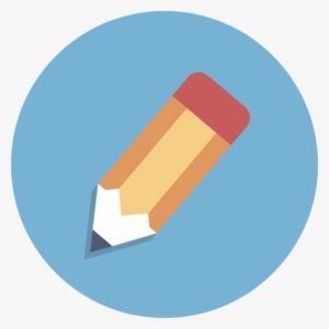 Open - Pencil Icon Circle Png #1299987