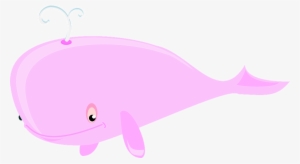 Ocean Clipart, Sea Clipart,watercolor Ocean Clipart, - Cartoon Whale #130111