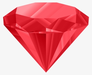 Red Diamond Png Clip Art Image #130205