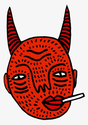 Shop Polly Nor Illustration - Polly Nor Devil Head #130370