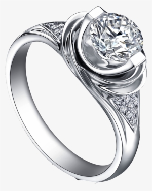 Banner Freeuse Rings Drawing Silver Ring - Pre-engagement Ring #130453
