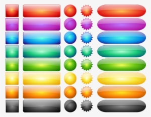 Gui, Buttons, Graphics, Interface - Glossy Button Set #130800