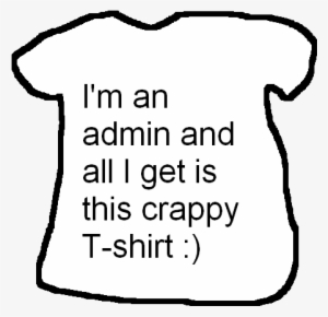 Admin T-shirt - Png - Admin T Shirt #130930