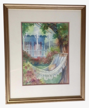 Joan Betancourt, Jonzart Hammock In The Southern Shade - Watercolor Painting #130976