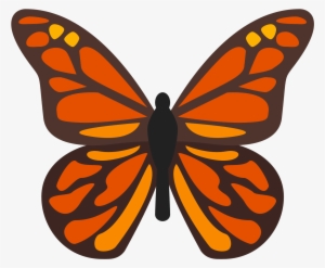 Monarch Butterflies Png 4 - Mariposa Monarca En Dibujo #131135
