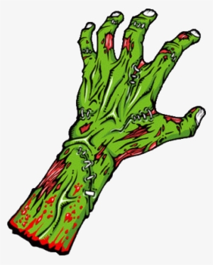 Clip Art Download Black And White Hand Transparent - Zombie Hand Png #131356