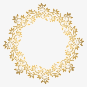 Gold Deco Round Border Png Transparent Clip Art 8,000×8,000 #131444 Gold Deco Round Border Png Transparent Clip Art 8,000×8,000 #131444