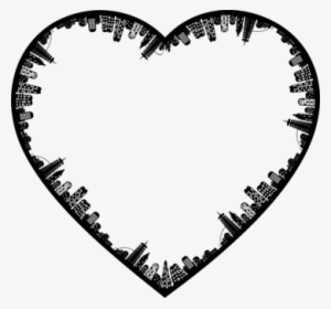 Computer Icons Heart Sodipodi Drawing City - Heart And City #132131