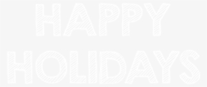 Happy Holidays White Png - Löbke Backmischung Fitnessbrot Backwaren Brack.ch #132327