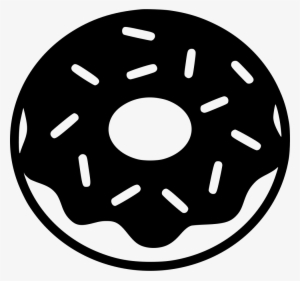 Donut Comments - Black And White Donut Svg #132570 Donut Comments - Black And White Donut Svg #132570