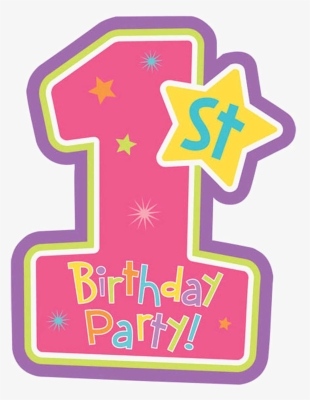 1st Birthday Vector Png #132631