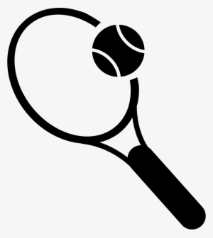Racket And Tennis Ball Comments - Icono Tenis Png #133117
