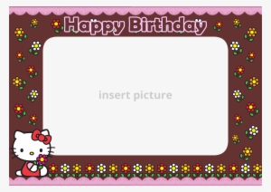 Download Free Printable Hello Kitty Png Frame - Hello Kitty #133305