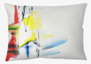 Woman Portrait - Watercolor Painting #133321