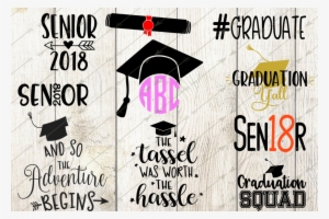 2018 Graduation Svg Bundle, Graduation Clip Art, Graduation - Graduations Bundles 2018 #133498